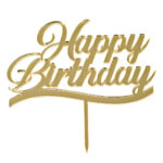 Cake-topper-happy-birthday-gold